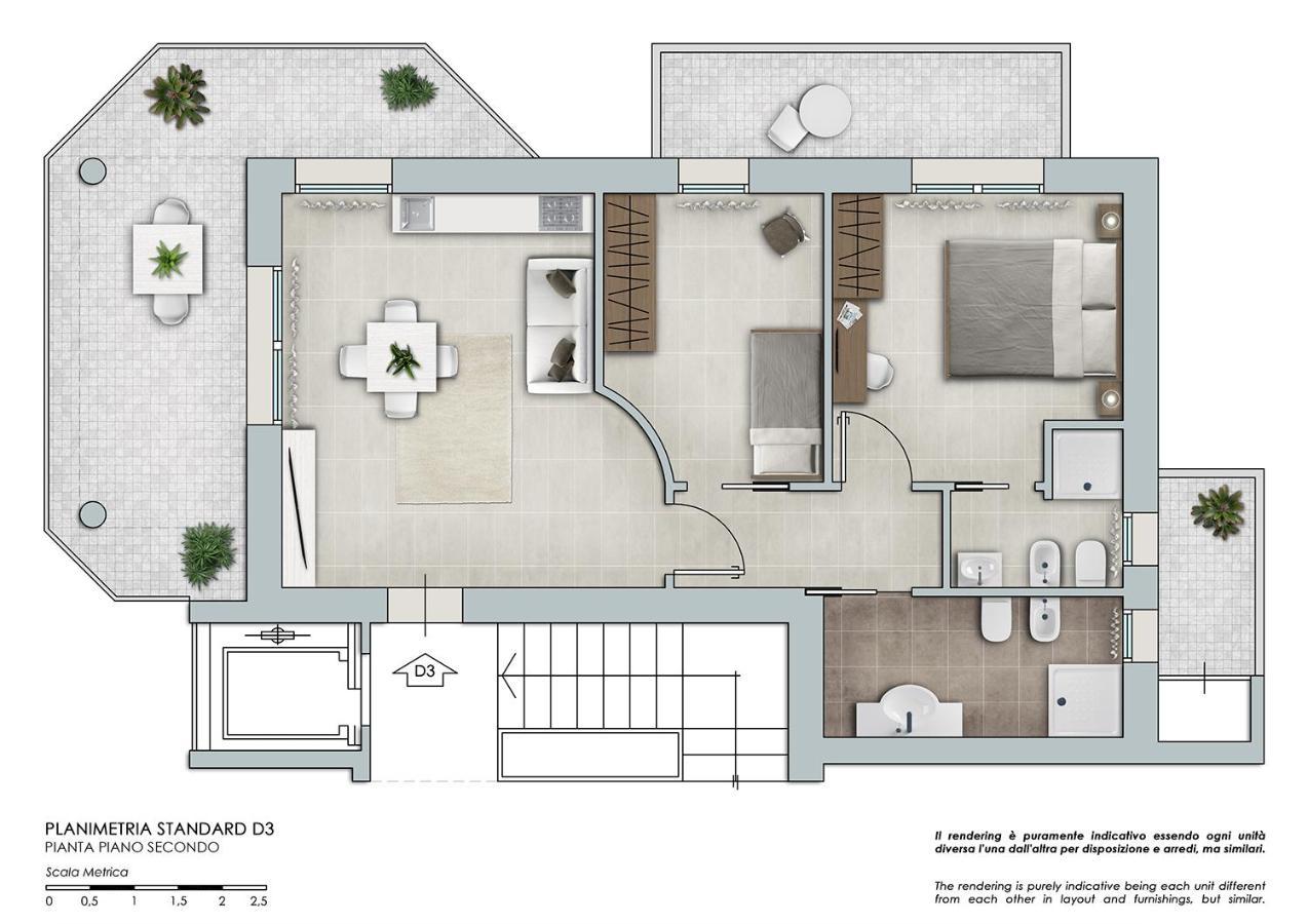 Ferienwohnung Residenza D-Place Ponchielli Riccione Exterior foto